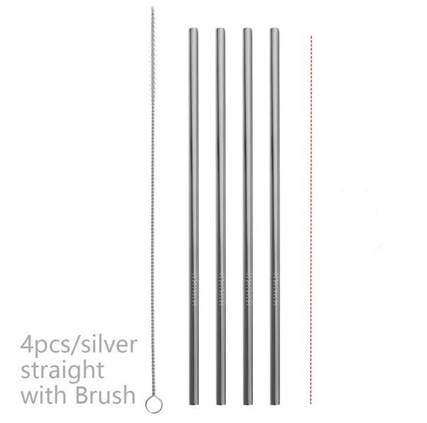 Colorful Reusable Stainless Steel Straws