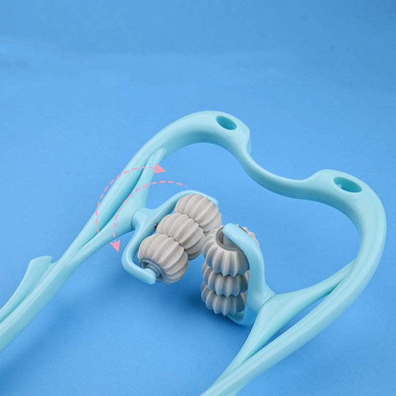 6-Wheel Neck & Body Massager – Deep Tissue Relaxation Roller Tool