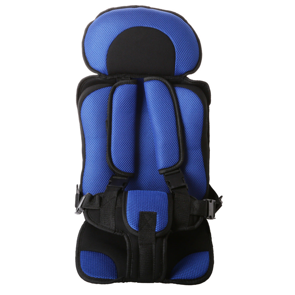 Portable Baby Safety Seat Pad with 5-Point Harness for Car & Stroller