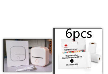 Portable Mini Thermal Label Printer – Bluetooth-Compatible Home & Student Photo Printer for Price Tags & Labels