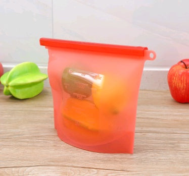 Reusable Silicone Food Storage Bags – Eco-Friendly Fresh-Keeping Vacuum Bag