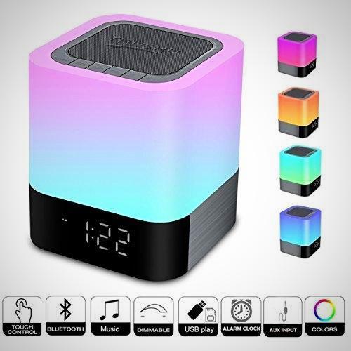 Bluetooth Speaker with LED Clock & AUX – 4000mAh Portable Audio System