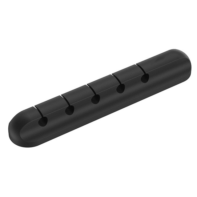 Silicone USB Cable Organizer Clips – Desktop Cable Winder & Cord Management Holder for Headphones, Chargers & Office Setup