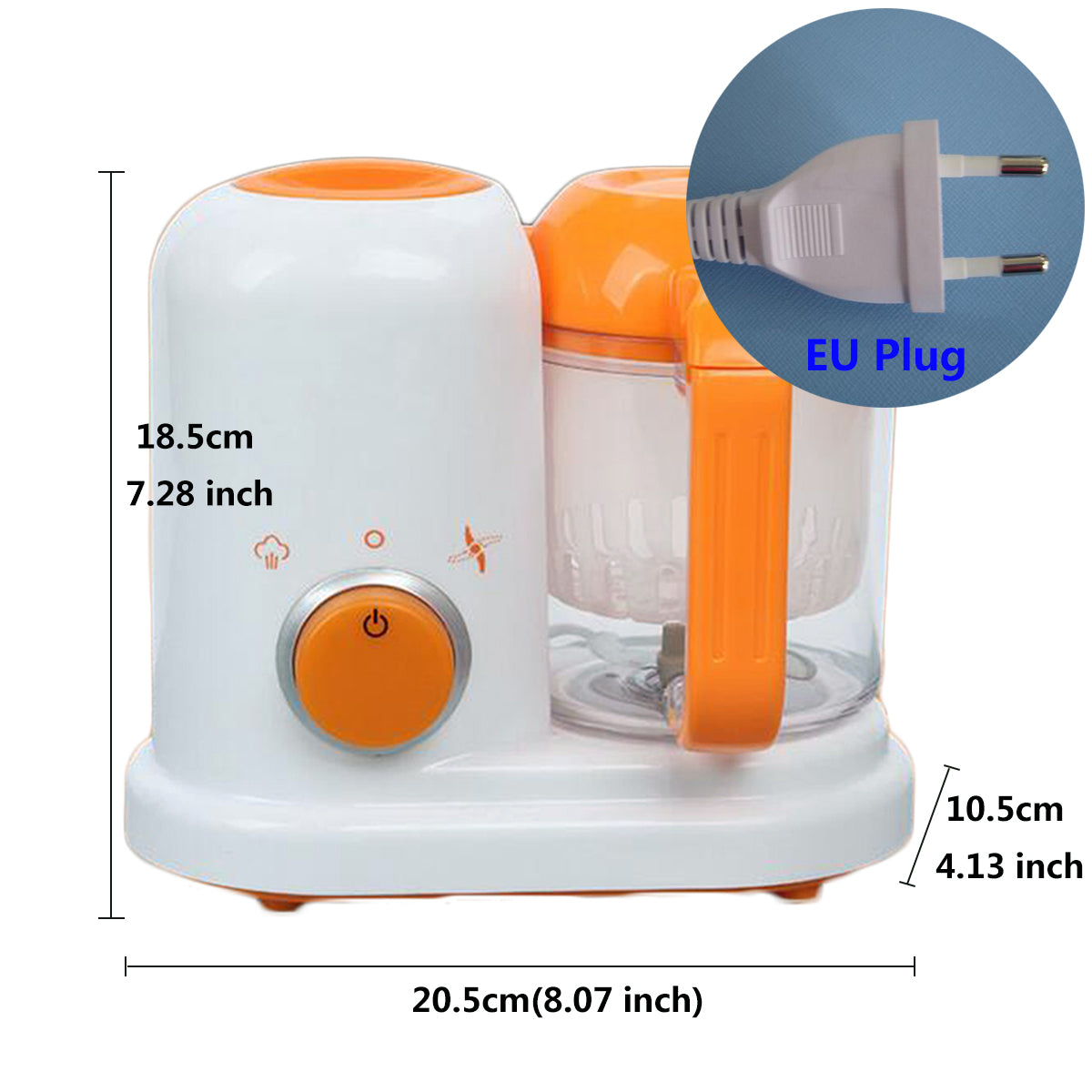 Smart Baby Food Processor & Milk Warmer – Multifunction Infant Food Maker Blender, Steamer & Bottle Heater All-in-One