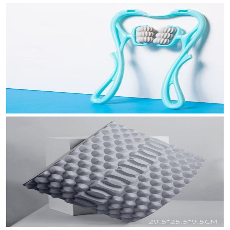 6-Wheel Neck & Body Massager – Deep Tissue Relaxation Roller Tool