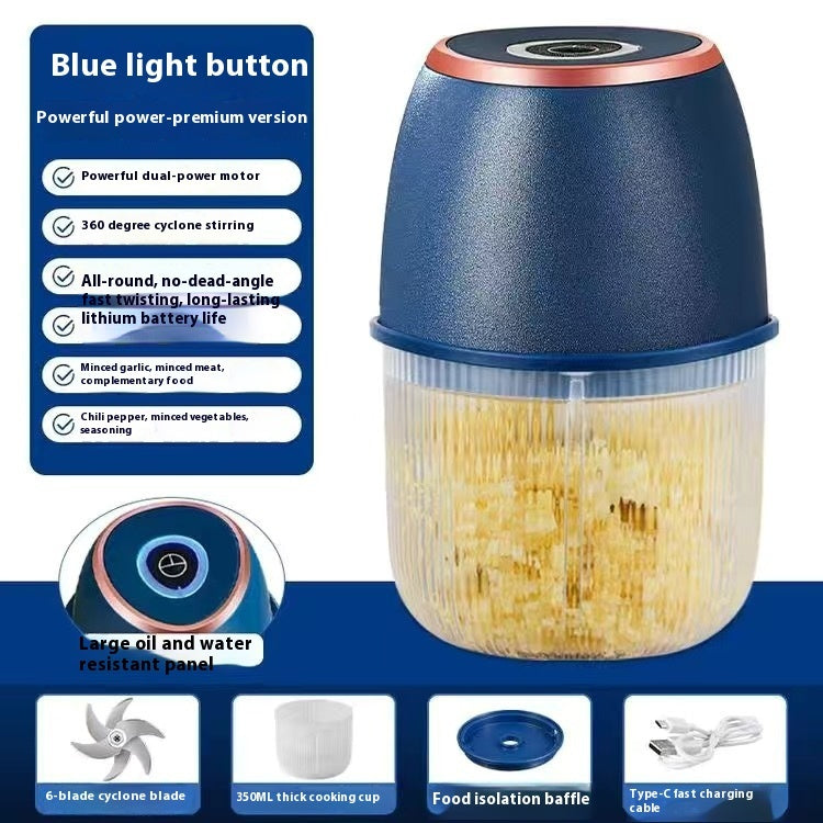 Premium Stainless Steel Garlic Grinder & Household Press