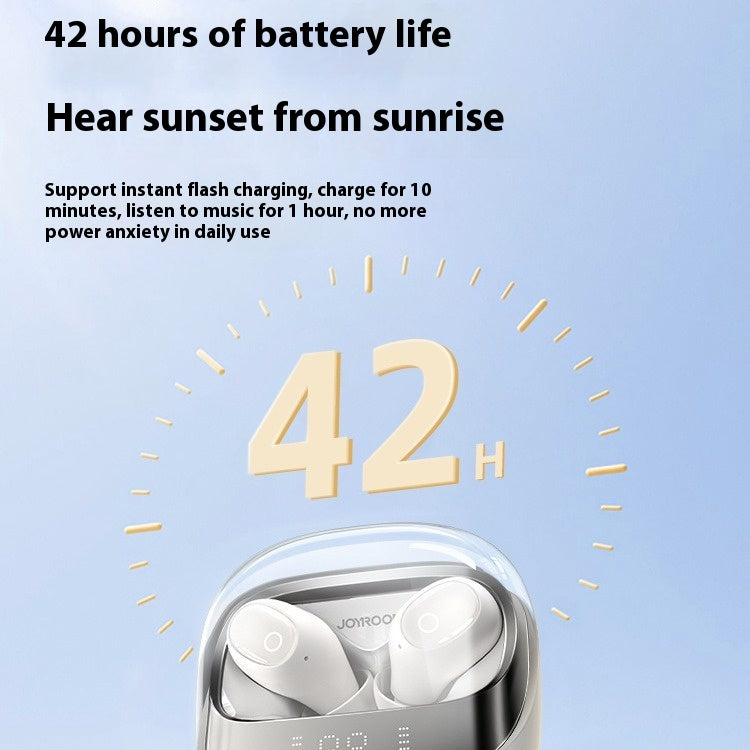 Wireless In-Ear Bluetooth Earbuds – Noise-Reduction Stereo Headset with Charging Case