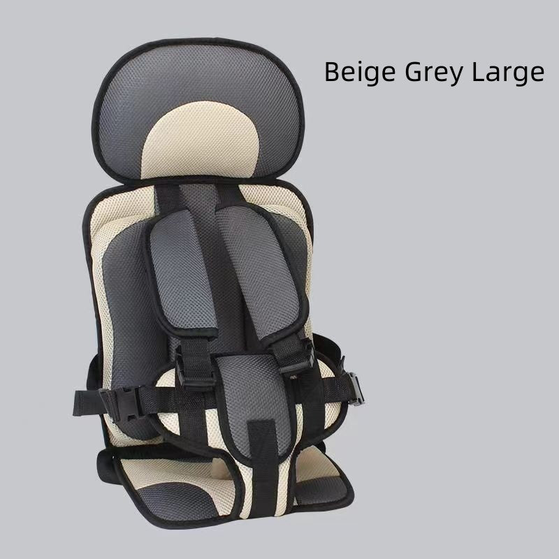 Portable Baby Safety Seat Pad with 5-Point Harness for Car & Stroller