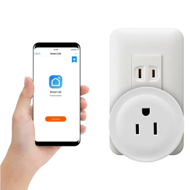 Smart Wi-Fi Plug Outlet – APP & Voice Control with Timer (Alexa & Google)