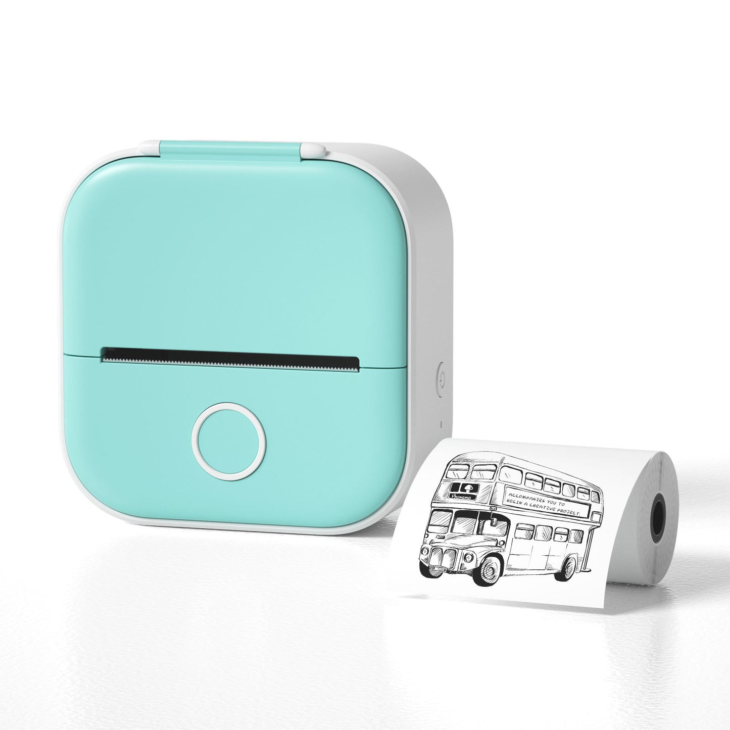 Portable Mini Thermal Label Printer – Bluetooth-Compatible Home & Student Photo Printer for Price Tags & Labels