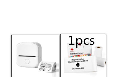 Portable Mini Thermal Label Printer – Bluetooth-Compatible Home & Student Photo Printer for Price Tags & Labels