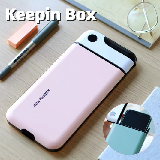 Self-Discipline Phone Lock Box with Timer – Portable Smartphone Locking Case for Focus, Study & Screen Time Control