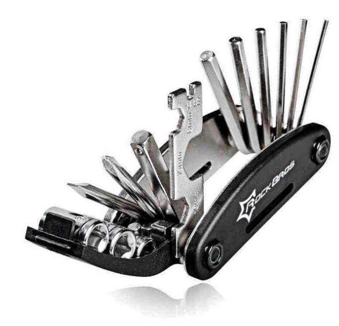 Compact Bicycle Repair Multi Tool Kit – Portable 16-in-1 Bike Maintenance Tool for Cycling, Road & Mountain Bikes