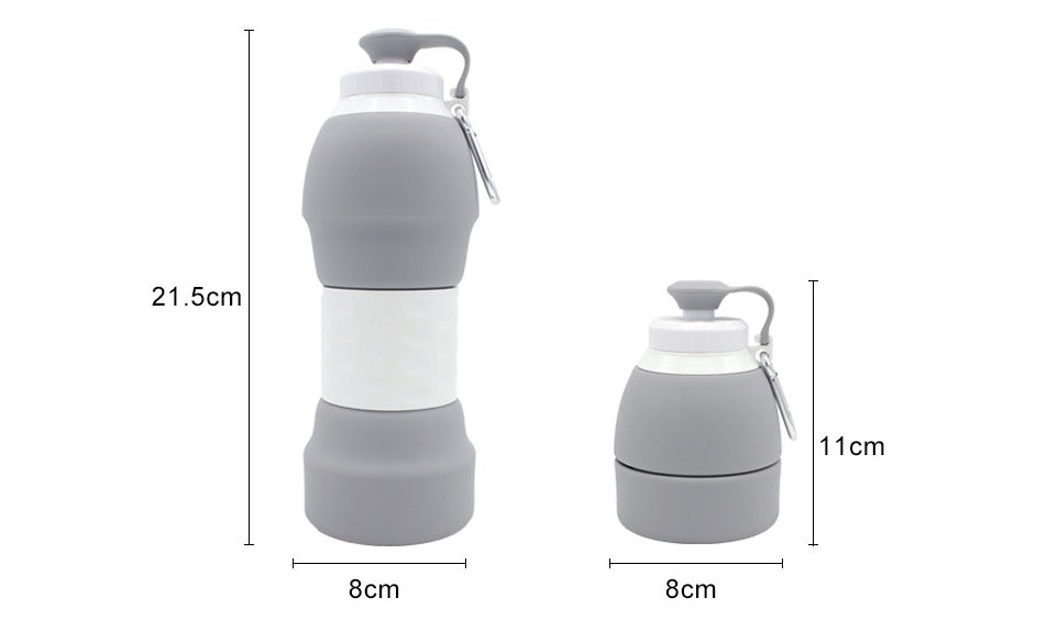 Collapsible Silicone Travel Bottle