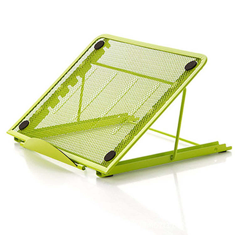 Foldable Ergonomic Laptop Cooling Stand – Portable Metal Adjustable Notebook Holder for Desk & Travel