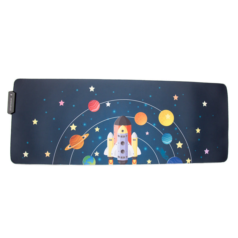 RGB LED Gaming Mouse Pad XXL – Extended Waterproof Desk Mat with 12 Lighting Modes