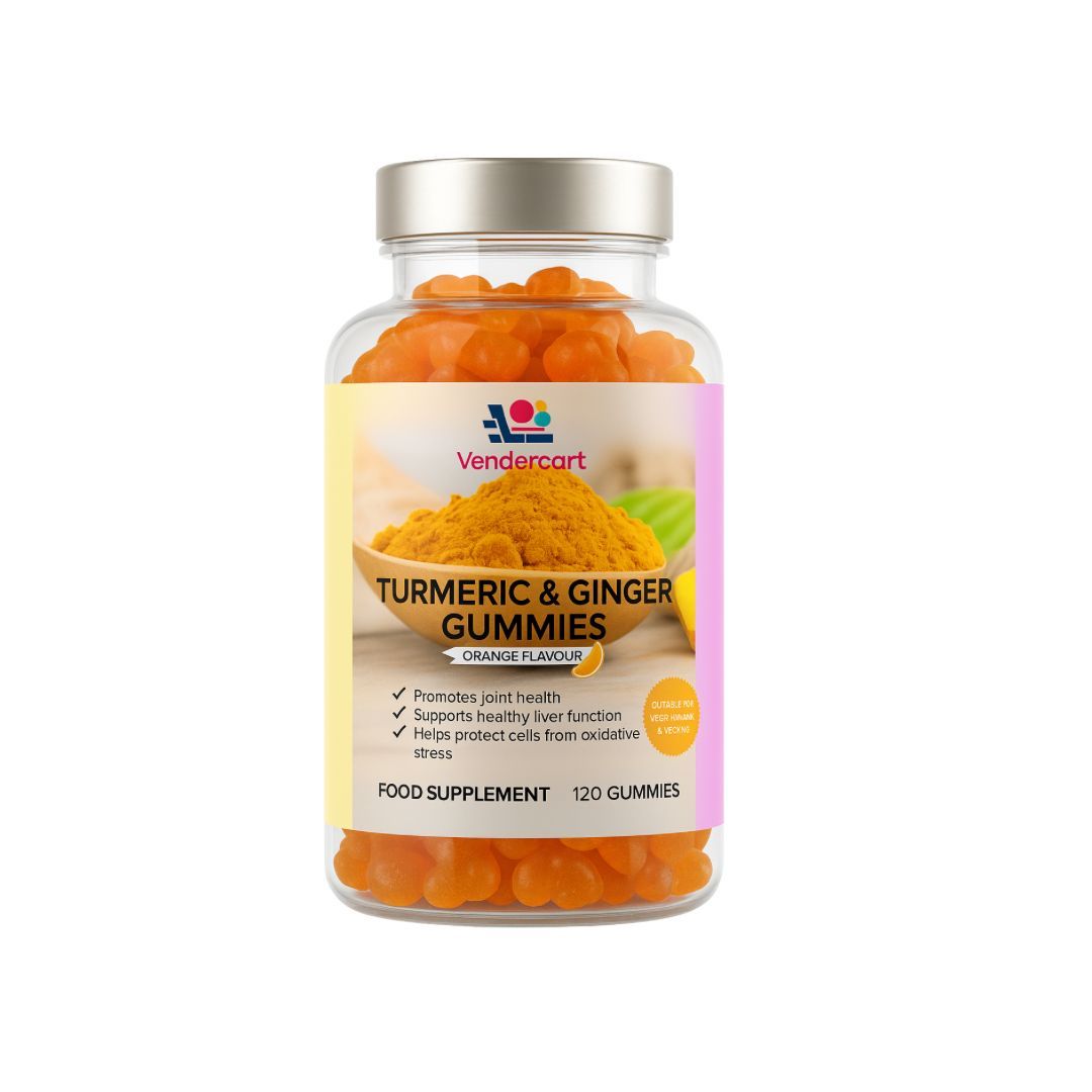 Turmeric & Ginger Wellness Gummies 120ct — Joint Flexibility & Digestive Support