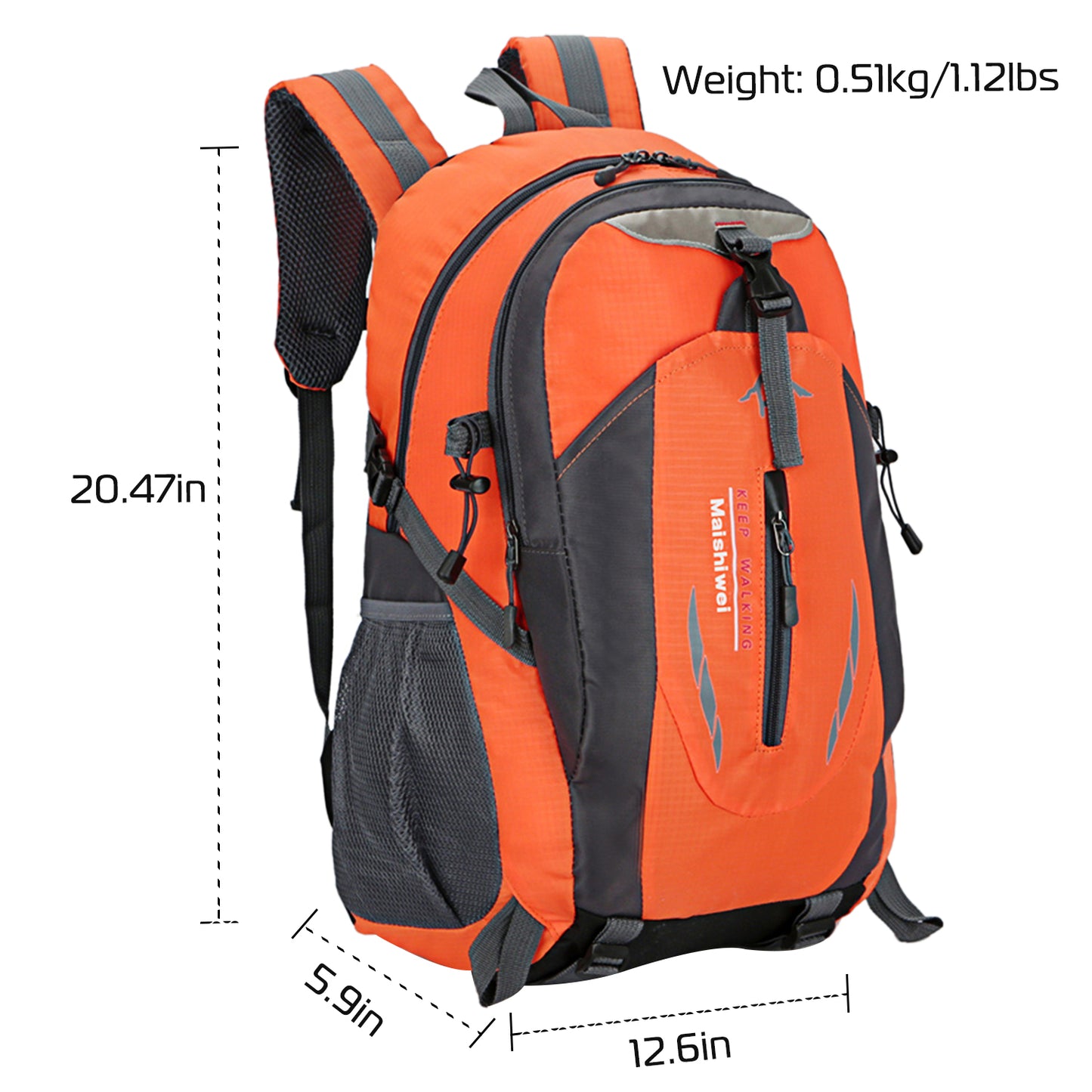 36L Outdoor Waterproof Backpack – Nylon Travel & Hiking Daypack