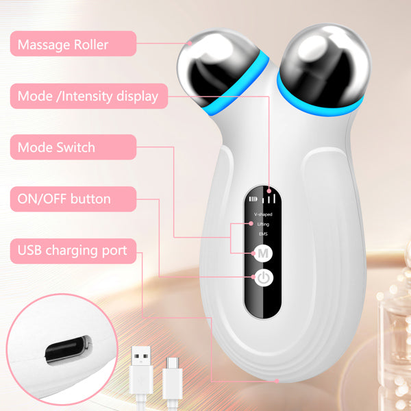 Advanced Microcurrent Facial Beauty Tool — Skin Tightening & Wrinkle Reduction