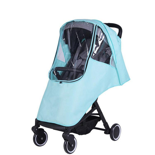 Universal Baby Stroller Rain Cover with Windproof & Warm Weather Protection