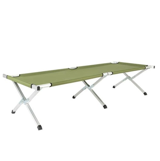 Portable Folding Camping Cot – Aluminum Tube & Oxford Fabric Outdoor Bed