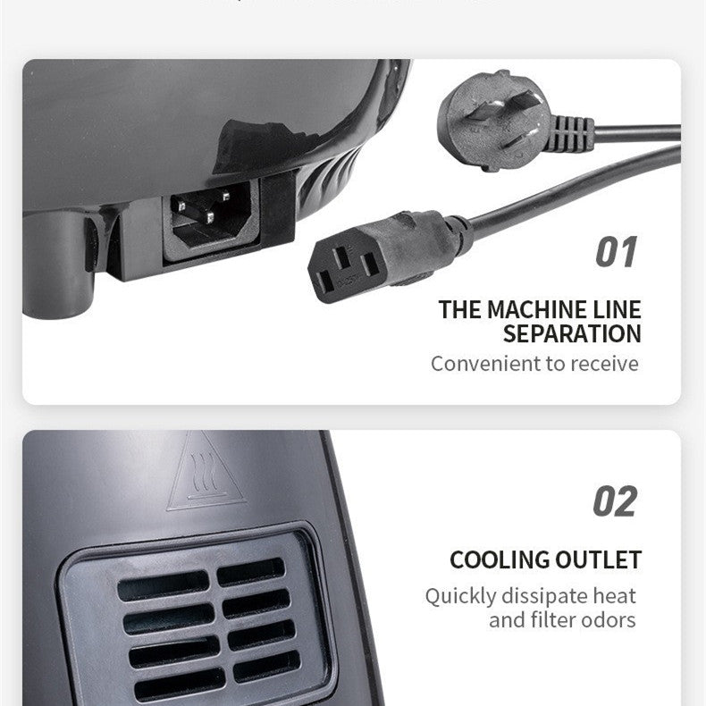 Smart Touch Air Fryer – Oil-Free Electric Cooker with Digital Display, Large Capacity Home Kitchen Appliance