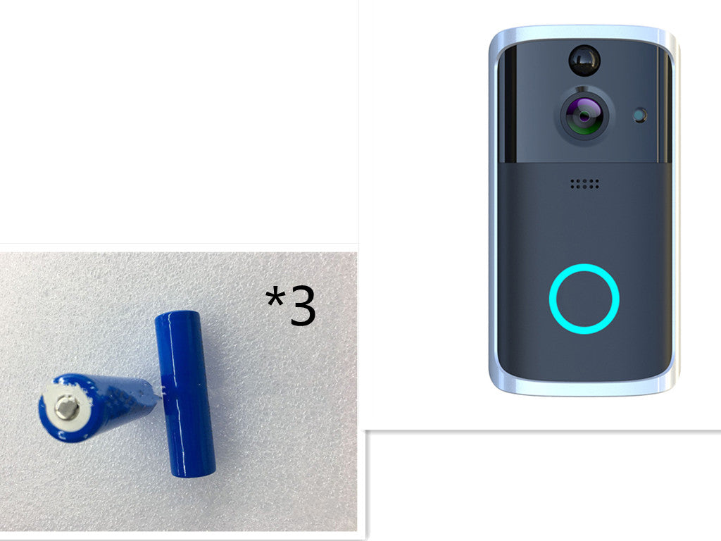 WiFi Video Doorbell Camera – Smart Wireless Security Doorbell with Night Vision & Two-Way Audio