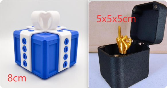 Funny Middle Finger Prank Gift Box – Novelty Desk Ornament & Gag Present