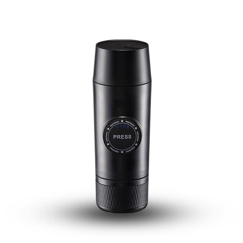 Portable Rechargeable Mini Espresso Machine – Electric Travel Coffee Maker for Capsules & Ground Coffee with 18 Bar Pressure