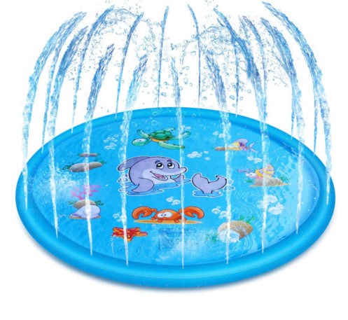 Kids Splash Pad Sprinkler Mat for Outdoor Water Play & Summer Backyard Fun