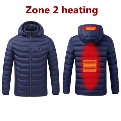USB Charging Heated Smart Jacket – Tech Thermal Outerwear with Adjustable Temperature Control