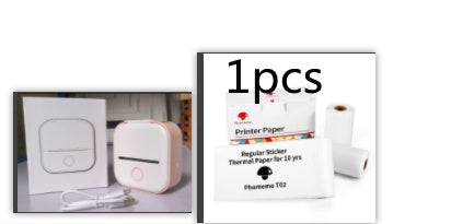 Portable Mini Thermal Label Printer – Bluetooth-Compatible Home & Student Photo Printer for Price Tags & Labels