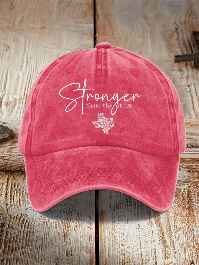 Printed Heart Texas Cap – Unisex Cotton Casual Hat