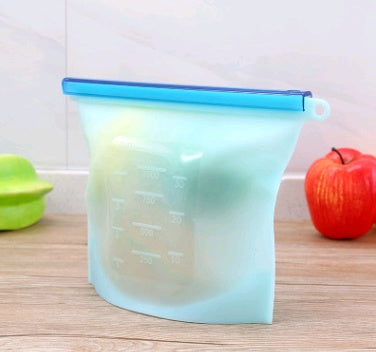 Reusable Silicone Food Storage Bags – Eco-Friendly Fresh-Keeping Vacuum Bag