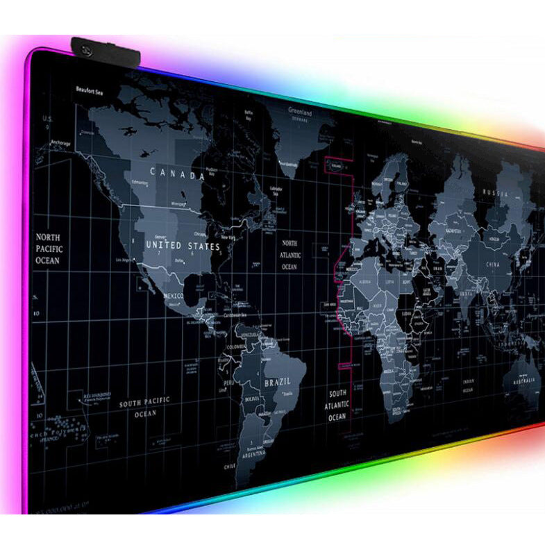 RGB LED Gaming Mouse Pad XXL – Extended Waterproof Desk Mat with 12 Lighting Modes