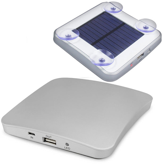 Window-Mounted Solar Power Bank Charger – Portable Mobile USB Solar Charger