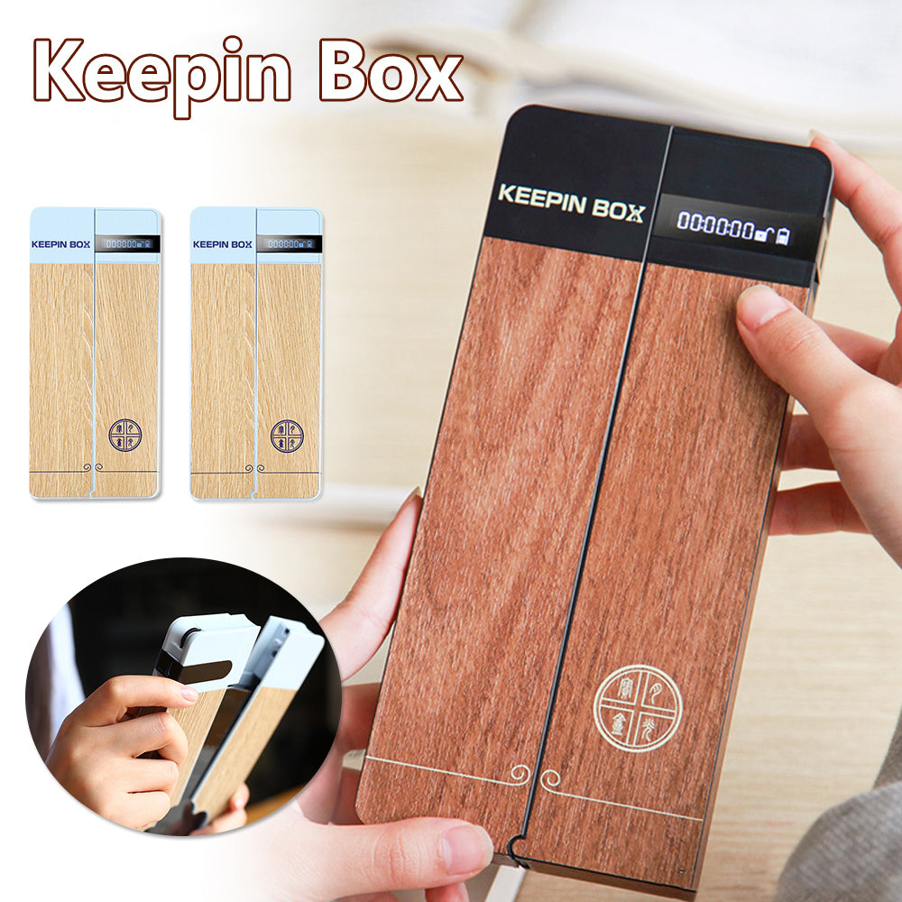 Self-Discipline Phone Lock Box with Timer – Portable Smartphone Locking Case for Focus, Study & Screen Time Control
