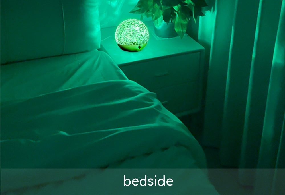 RGB Water Ripple Projector Light – Crystal LED Mood Lamp for Gaming Setup, Desk Aesthetic & Room Transformation