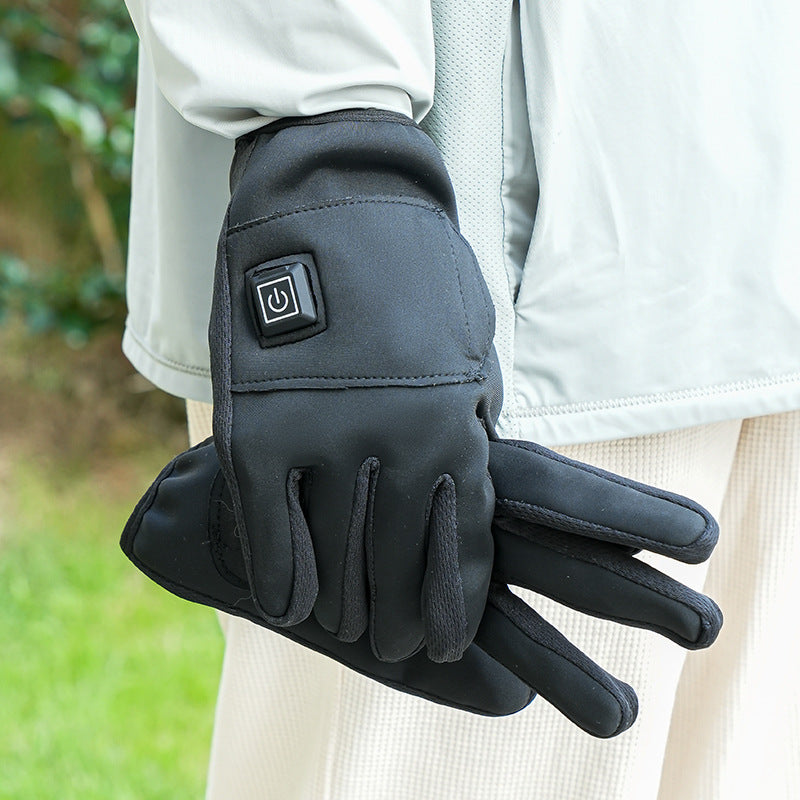 USB Heated Full Palm Gloves – Tech Cold-Proof Outdoor Gloves with USB Power Heating
