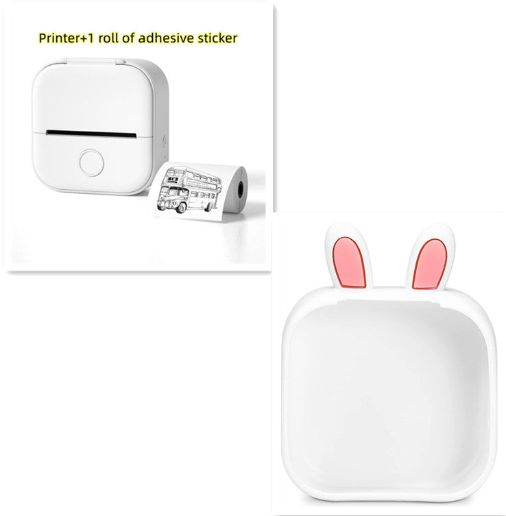 Portable Mini Thermal Label Printer – Bluetooth-Compatible Home & Student Photo Printer for Price Tags & Labels