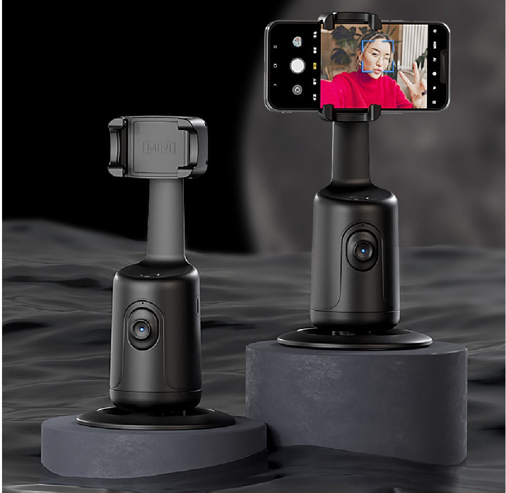 AI Face Tracking Phone Gimbal – 360° Auto Video Stabilizer for Vlog & Live