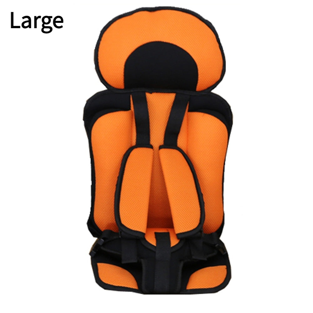 Portable Baby Safety Seat Pad with 5-Point Harness for Car & Stroller
