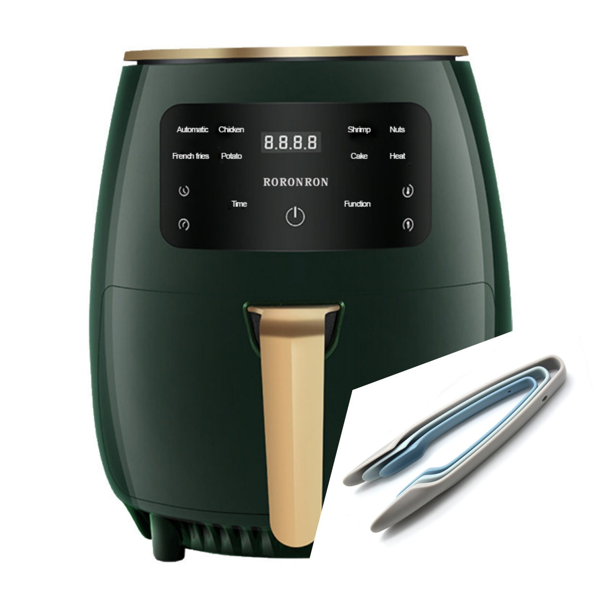 Smart Touch Air Fryer – Oil-Free Electric Cooker with Digital Display, Large Capacity Home Kitchen Appliance