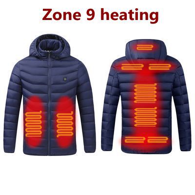 USB Charging Heated Smart Jacket – Tech Thermal Outerwear with Adjustable Temperature Control