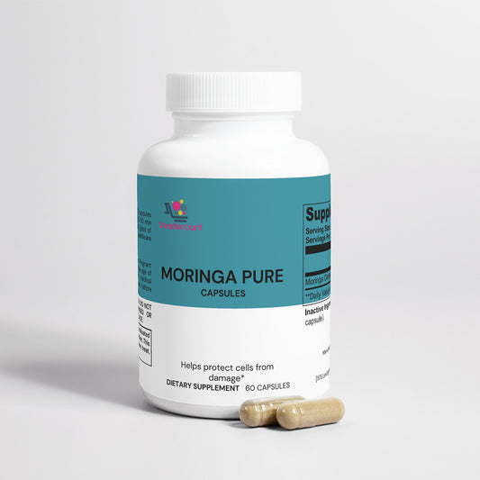 Moringa Superfood Capsules — Natural Antioxidant & Energy Support Supplement