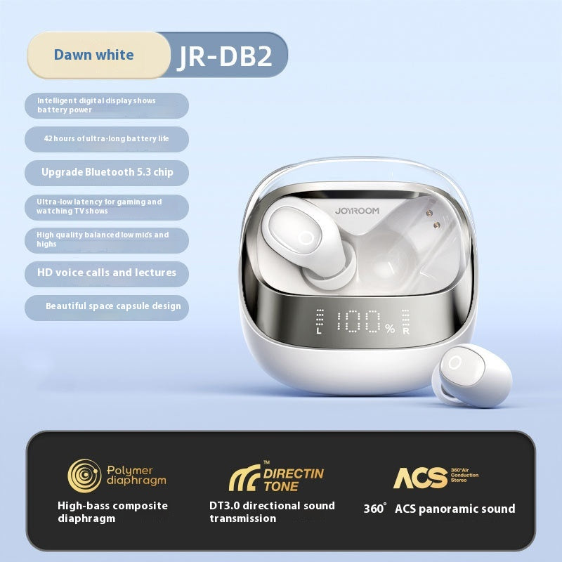 Wireless In-Ear Bluetooth Earbuds – Noise-Reduction Stereo Headset with Charging Case