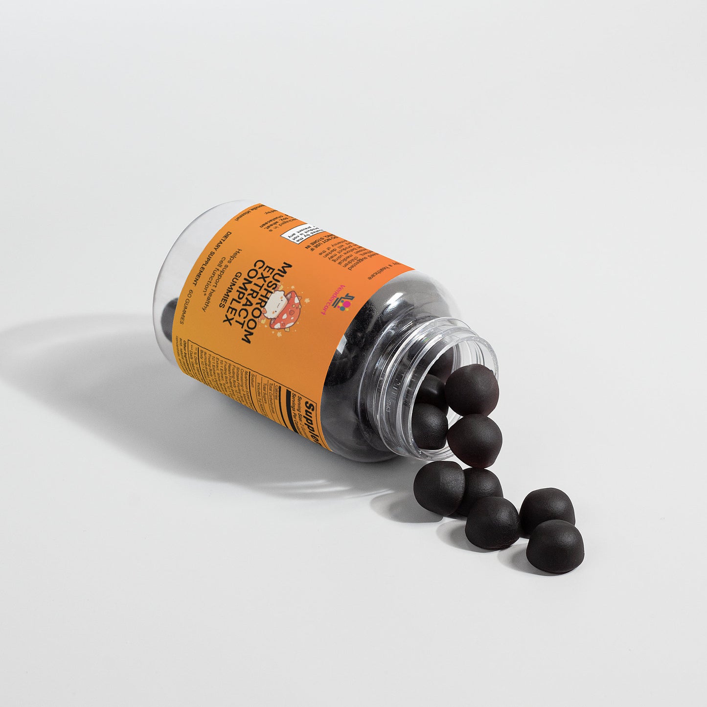 Raspberry Mushroom Extract Gummies — Cognitive, Immune & Energy Wellness Blend