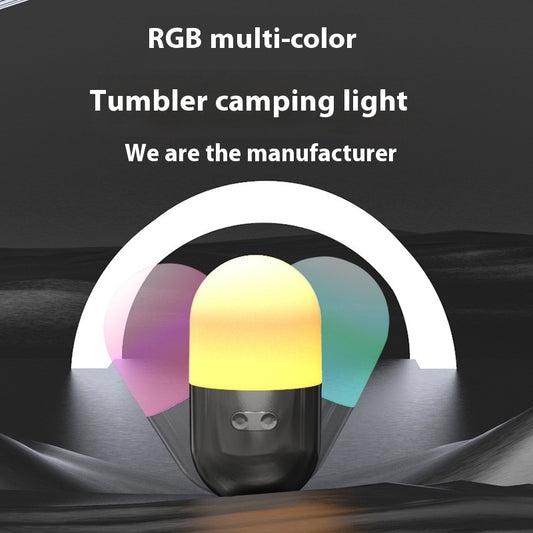 Portable RGB Mini Gaming Lamp – USB Rechargeable LED Atmosphere Light for Desk, Setup & Night Gaming