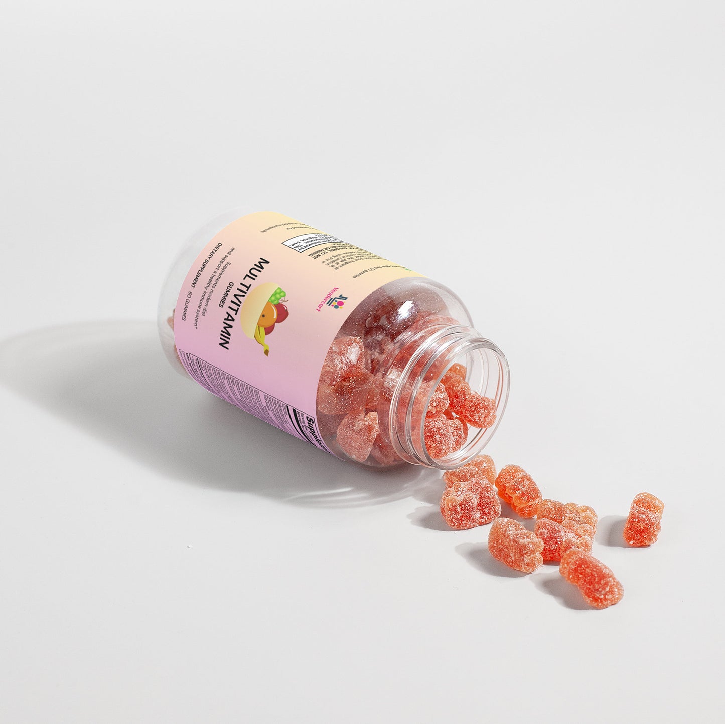 Multivitamin Bear Gummies — Strawberry Daily Essential Vitamins for Wellness