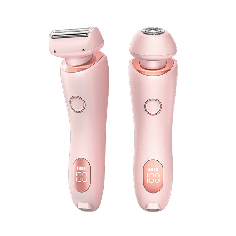 2-in-1 USB Rechargeable Women’s Epilator & Electric Trimmer – Painless Hair Removal Razor for Face, Legs, Bikini & Underarms
